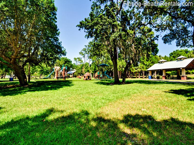Weaver Park with playground and dock is right across the street